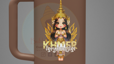 Khmer Sralanh Khmer UV Decal - approx. 4" Tall