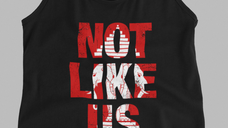 NOT LIKE US Woman Tank Top - Retro Laos Flag