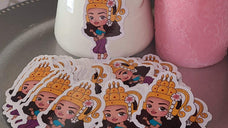 Apsara Princess Sticker