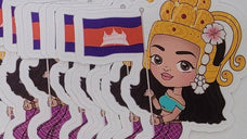 Apsara Princess Sticker