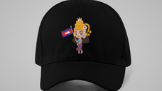 Apsara with Cambodian Flag Dad Hat