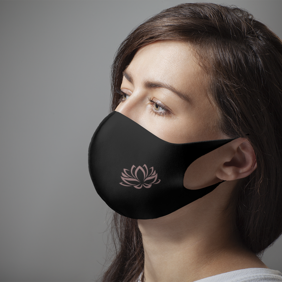 Lotus 3D design Fashion Face Mask