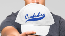 Go Blue Cambodian Dad Hat