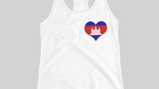 Heart Cambodia Women Tank Top